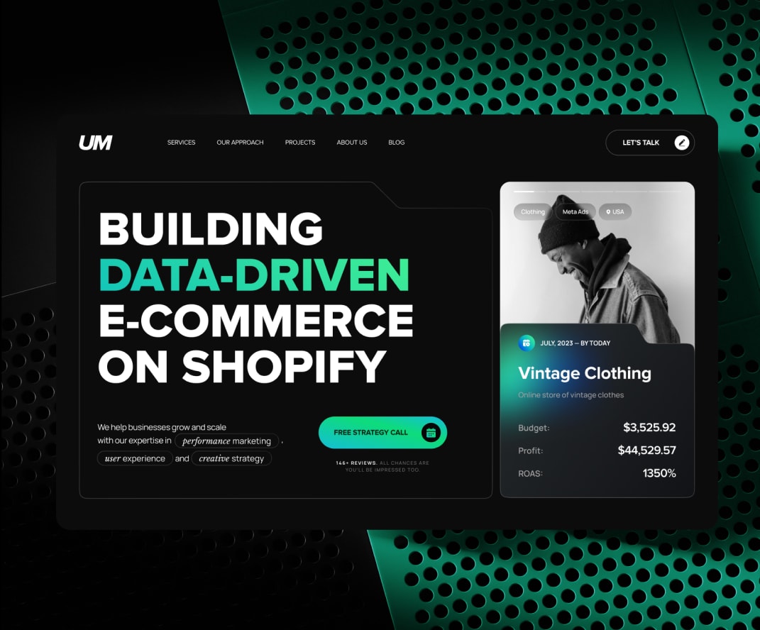Проєкт UM: Shopify Marketing Agency